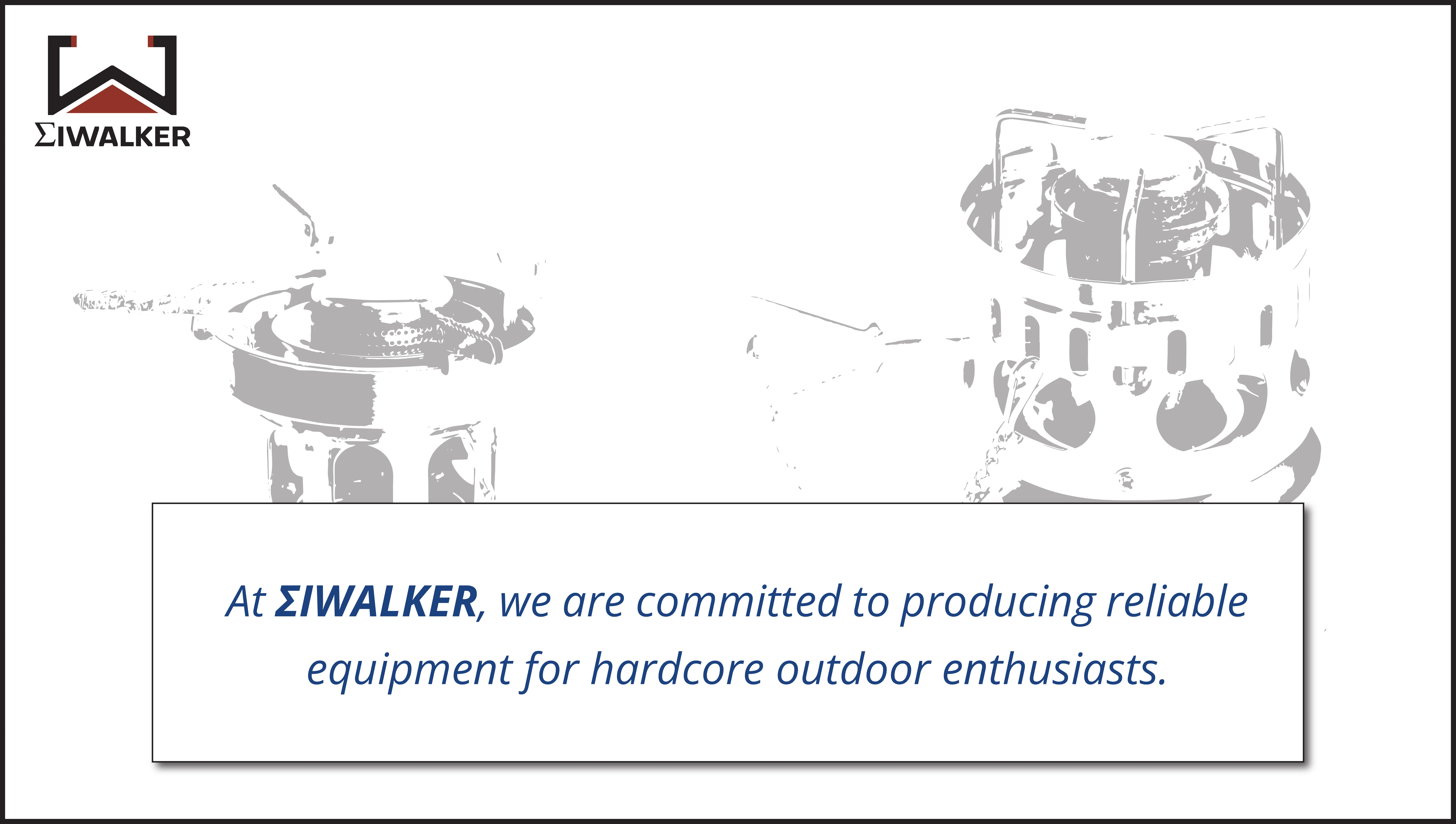 IWALKER G43S Kochset Campingkocher Gasbrenner Geräuscharmer Brenner mit Aufbewahrungstöpfen für Reisen Picknick Notfälle – Detail 1