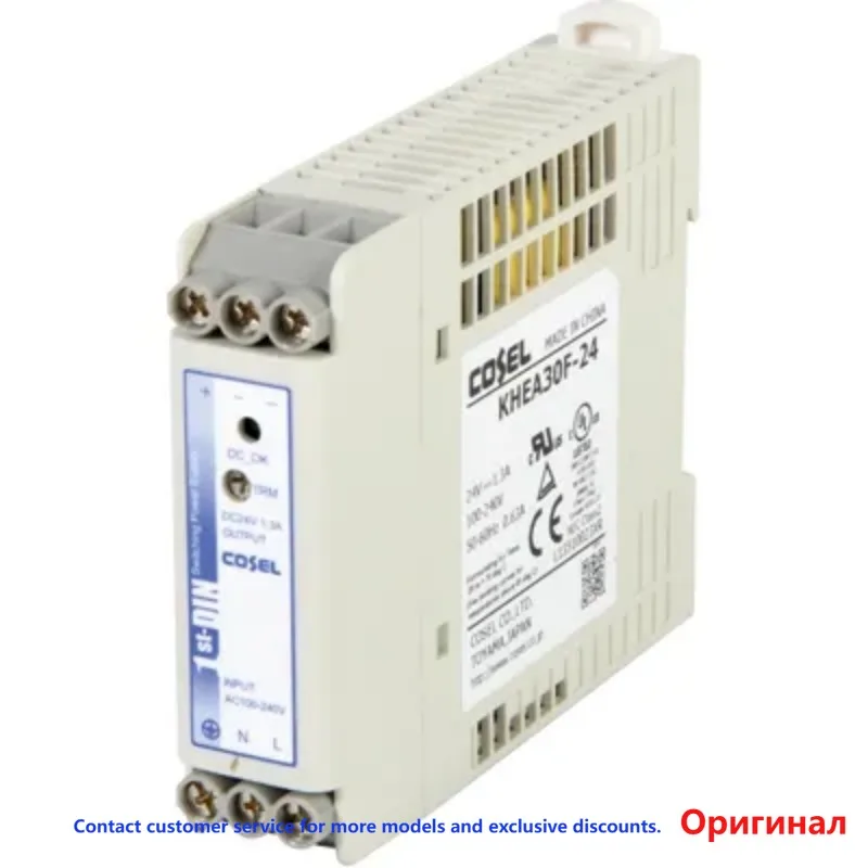 COSEL KHEA30F-24 DIN Rail AC DC Power Supply 31.2W 24V 1.3A ITE Single Output