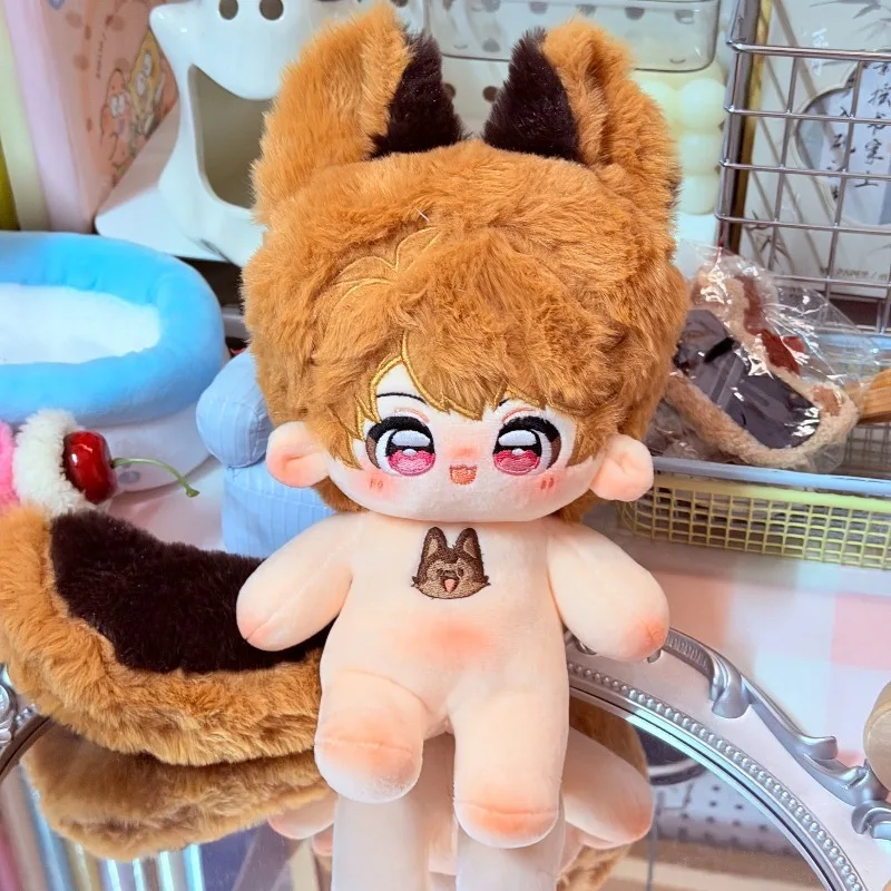 

20 см аниме-игра «Слезы Фемиды Люк Каваи», косплей, мягкая хлопковая кукла, тело с ушками, хвостом, мультяшное платье, игрушечные фигурки, подарки для фанатов