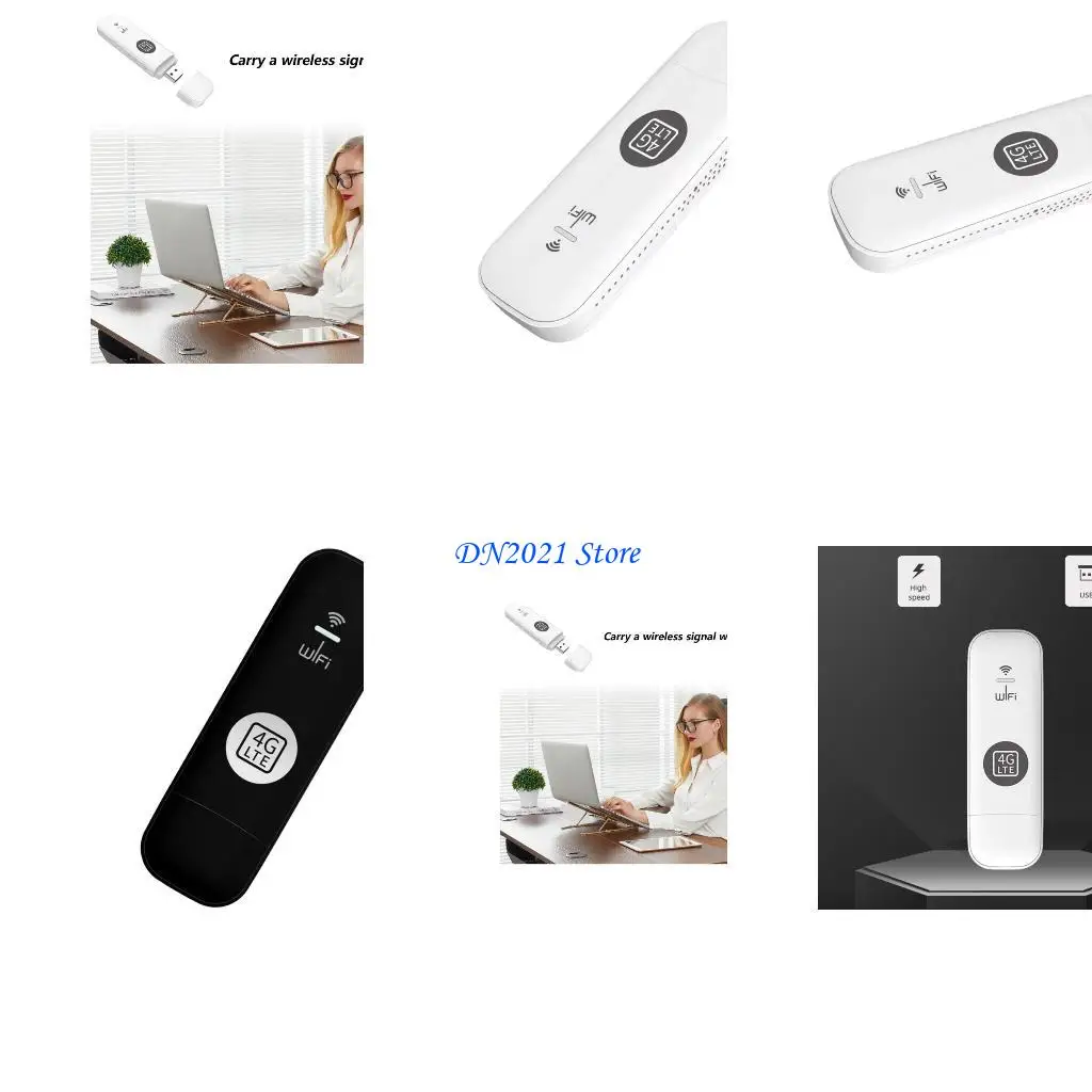 

F3KE Mobile Hotspot 4G LTE Routers WiFi Up to 150Mbps Speed Up to 10 Devices