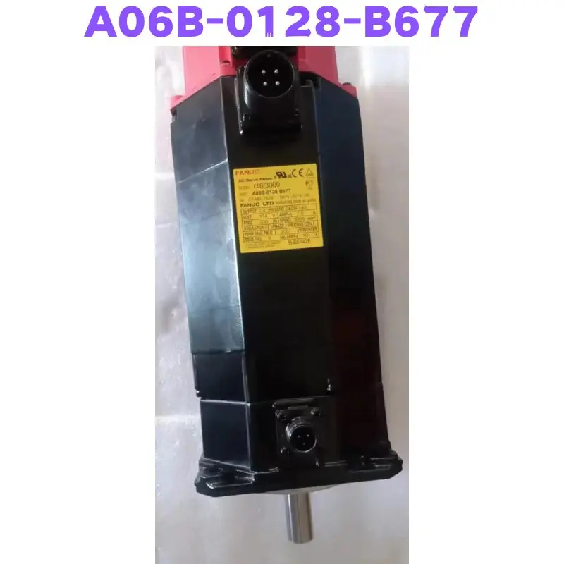 

Second-hand A06B-0128-B677 A06B 0128 B677 Servo Motor Tested OK