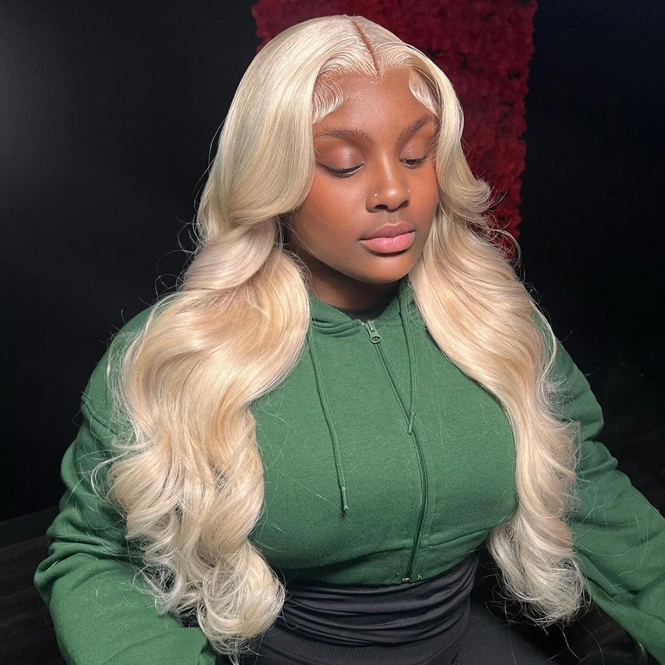 613 Blonde Lace Front Wig Human Hair 13X6 Hd Lace Frontal Wig Glueless 13X4 Lace Front Human Hair Wig Body Wave Lace Front Wig