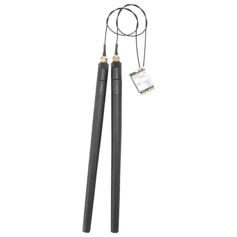 8260 8260NGW Wifi Card+2X8DB Antenna 2.4G/5Ghz 867M Bluetooth 4.2 NGFF M.2 Wifi Wireless Card Module For AC 8260-AEF7