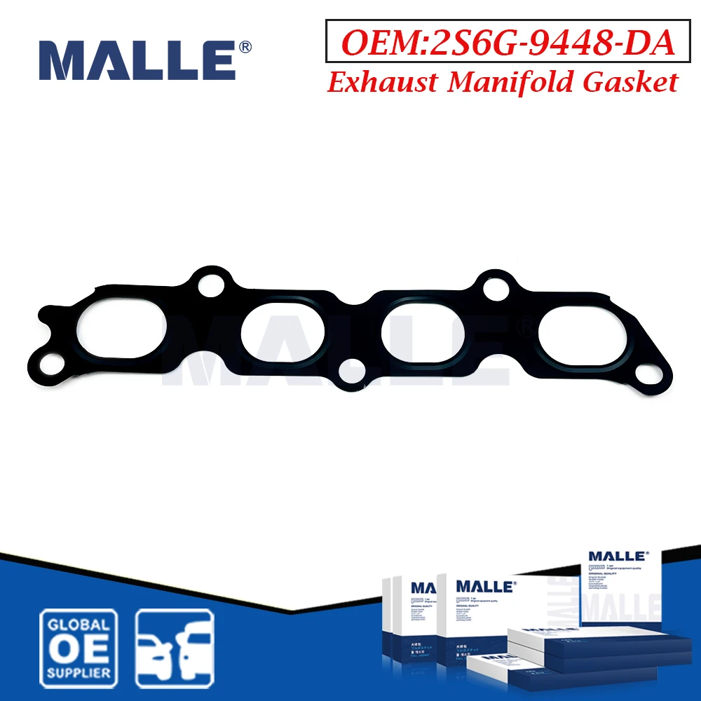 1 Pcs Engine Exhaust Manifold Gasket For Ford New Focus 1.6 Ecosport Auto Parts Car Accessories 2S6G-9448-DA 2S6G9448DA Steel