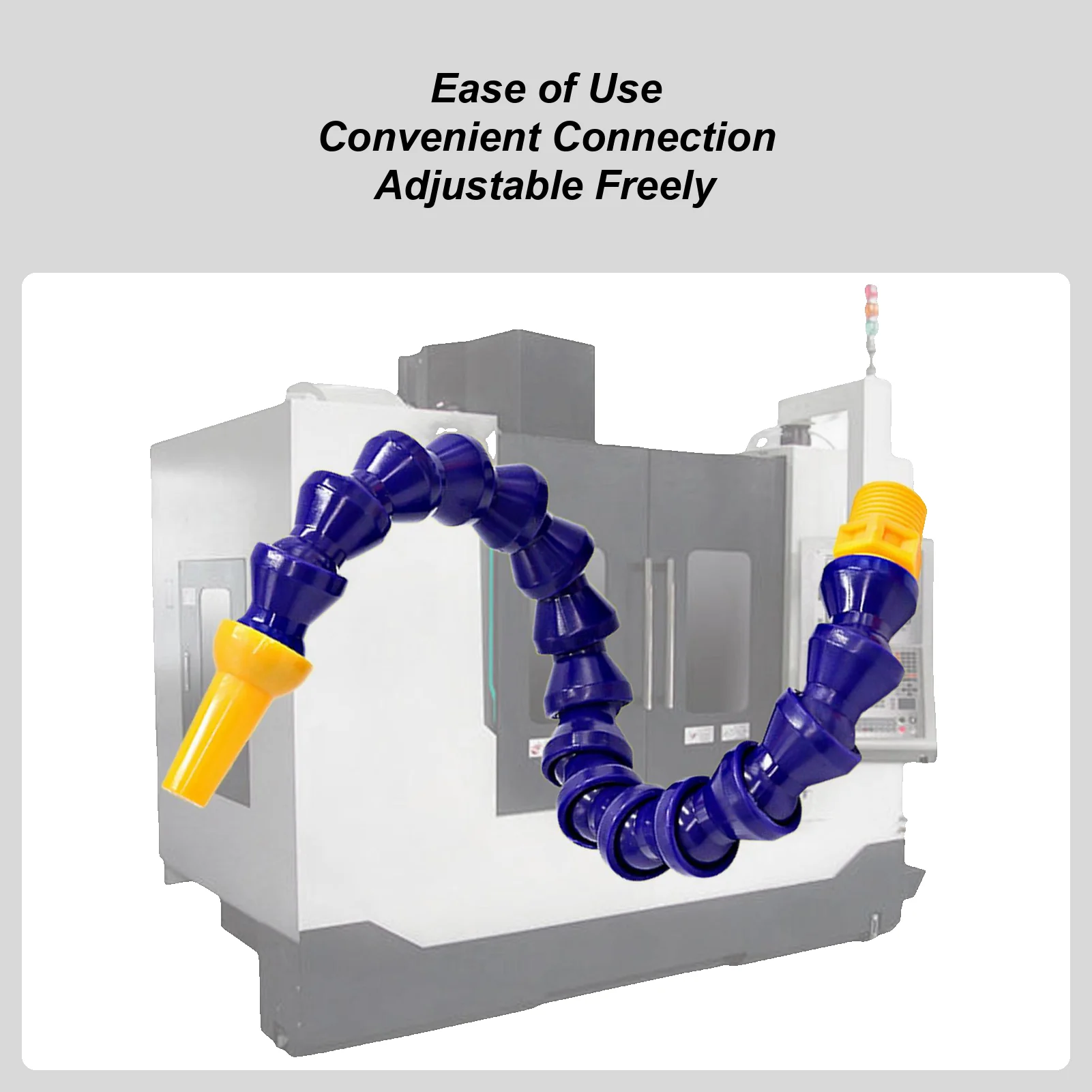 Pneumatic Tube Thread Plastic Flexible Plastic Adjustable Water Oil Coolant Pipe Hose for lathe Machine Sturdy