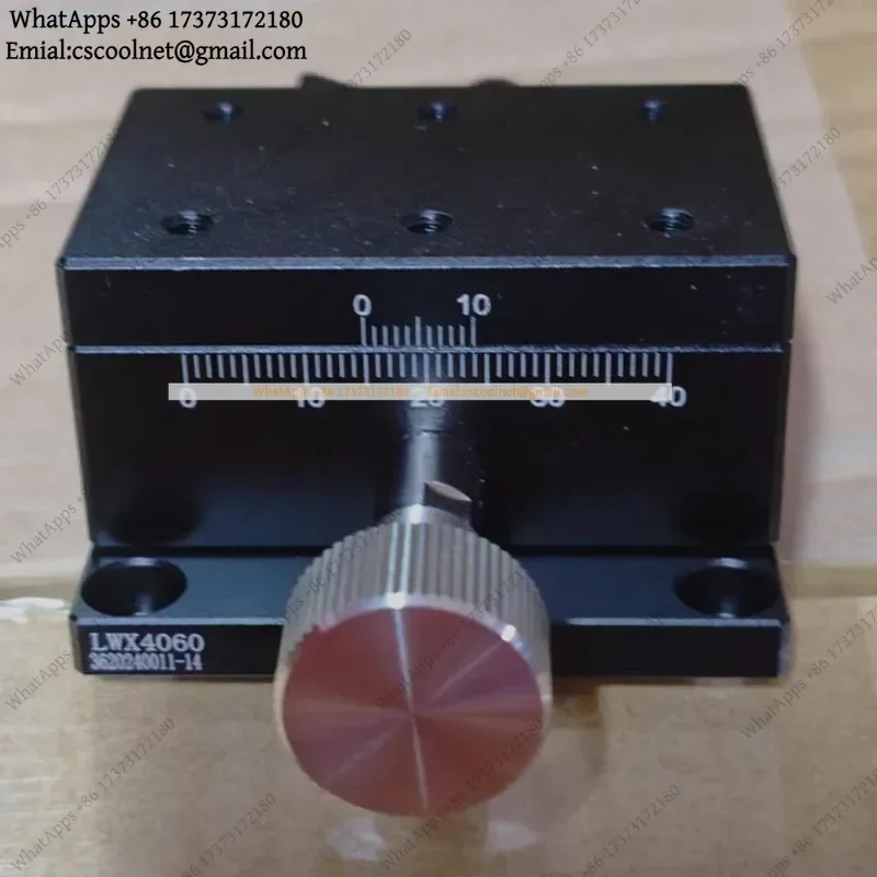JS02 Dovetail Guide Sliding Platform LWX4060 X-axis Motion Stage Universal Linear Slide
