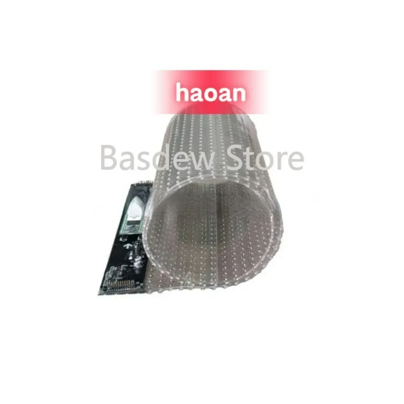 Transparent Led Display Store Silicon Sealant Wall Indoor Flexible Transparent Film Led Display