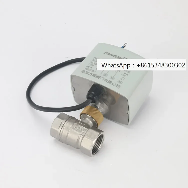 

Micro stainless steel electric ball valve AC220V electric two-way e 12V solenoid valve electric switch water