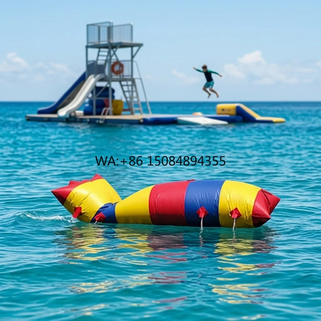 Inflatable Fun Games Water Play  Blob Jump Floating Airbag for Sale