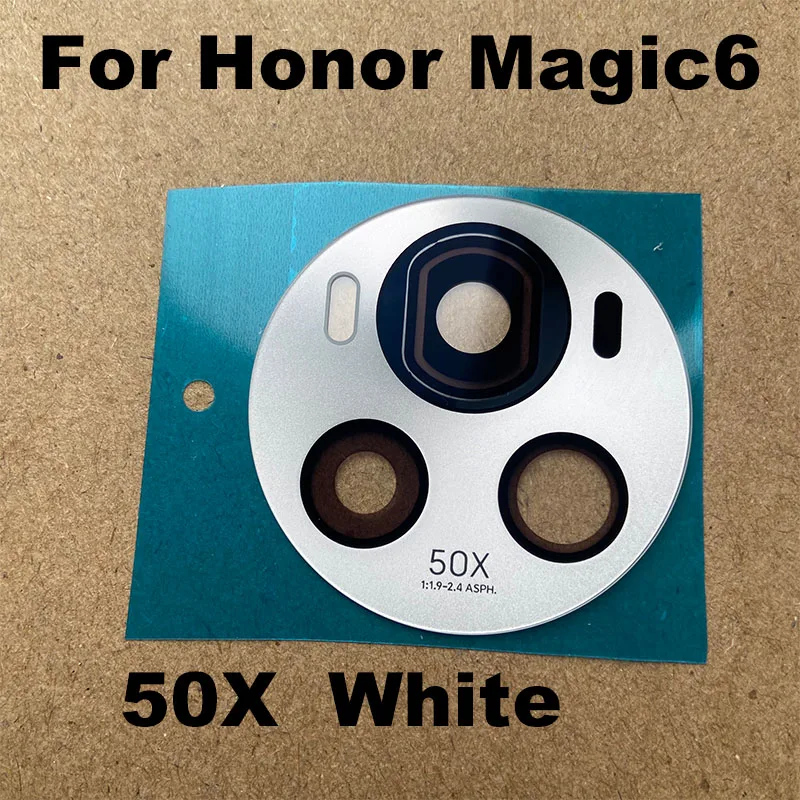 New For Huawei Honor Magic6 Back Camera Lens Glass Rear Camera Glass With Adhesive Sticker Glue Magic 6