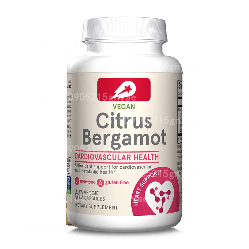 

Citrus Bergamot Supplement Containing Olive Leaf Powder and Bergamot Fruit Extract -60 Capsules