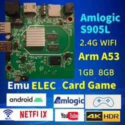 D905 4K Smart TV Box Set Top Box YouTube Media Player Amlogic S905L 2.4G Wifi Android 7.1 Support For EmuELEC Card Game Box