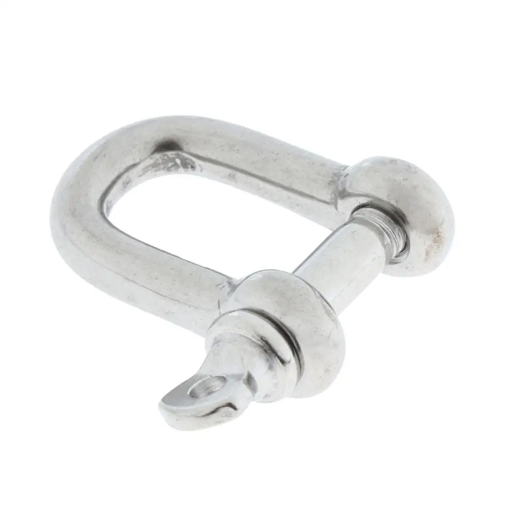 Stainless Steel D-Shackle Chain Shackle Rigging Fastener -M8