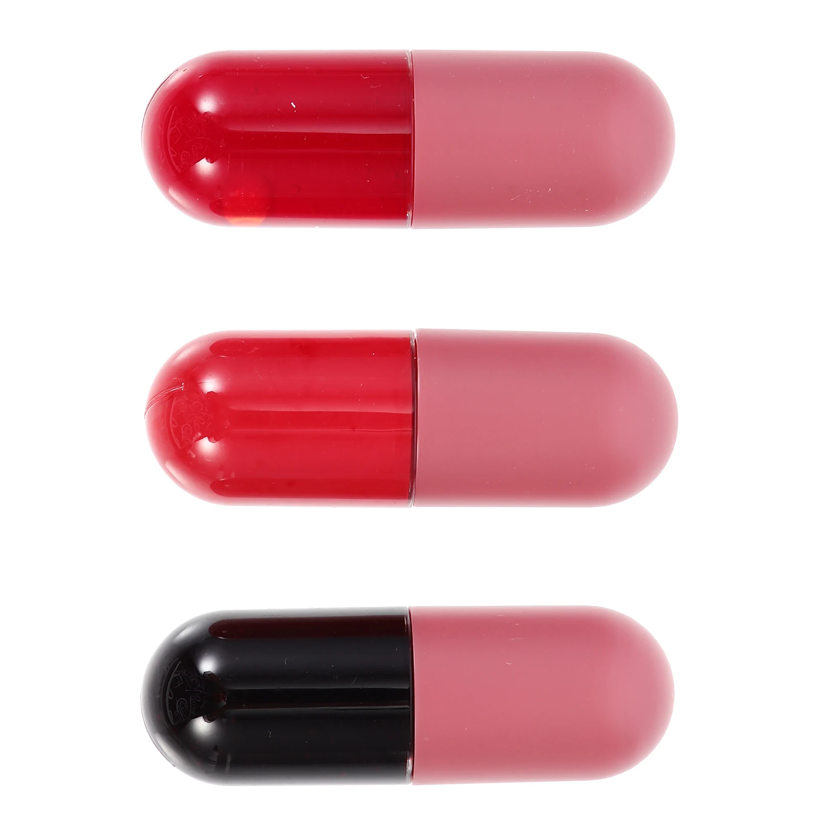 3Pcs Lip Oil Moisturizing Nourishing Formula Lightweight Portable Design for Dry Chapped Lips Daily Care Desalinate Lip Glosses