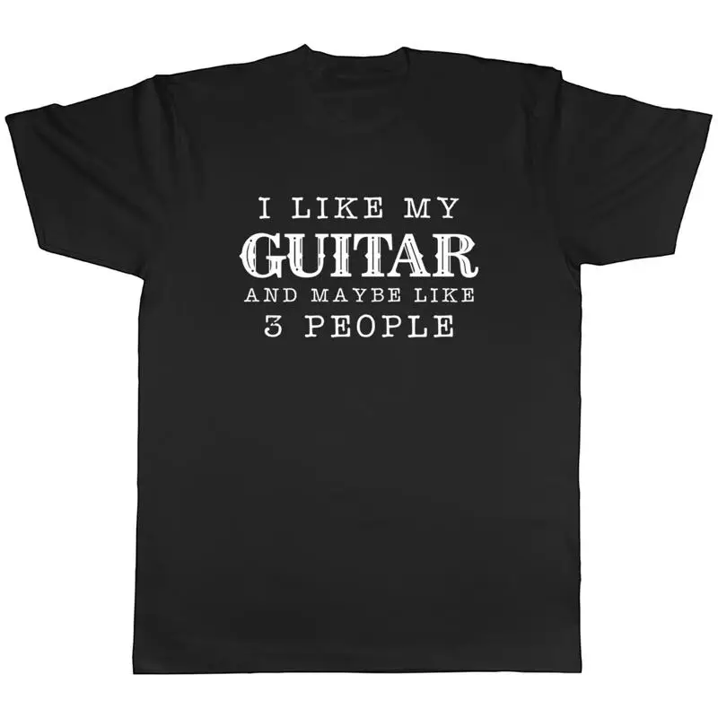 

Мужская футболка «Я люблю свою гитару», футболка для любителей гитариста, футболка для гитариста, подарок