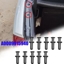 10x Car Tailgate Lining Clips Trunk Boot Carpet Lid Interior Fasteners Trim Panel Retainer Rivets For Mercedes Benz A0009915940