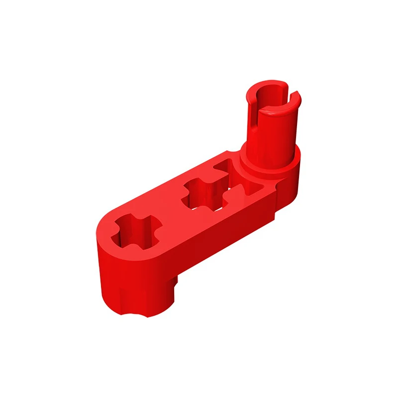 Gobricks GDS-966 Technique, Bras articulé, Manivelle modifiée / Axe 1 x 3 - Trous d'axe, Compatible avec Lego 33299, Blocs de construction éducatifs DIY