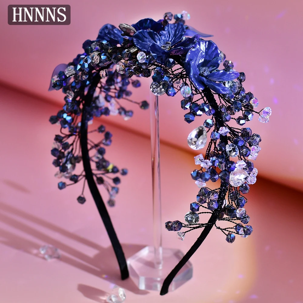 TOPQUEEN Exquisite Bridal Wedding Headbands Handmade European And American Style Women's Banquet Party Hair Accessories YXA126