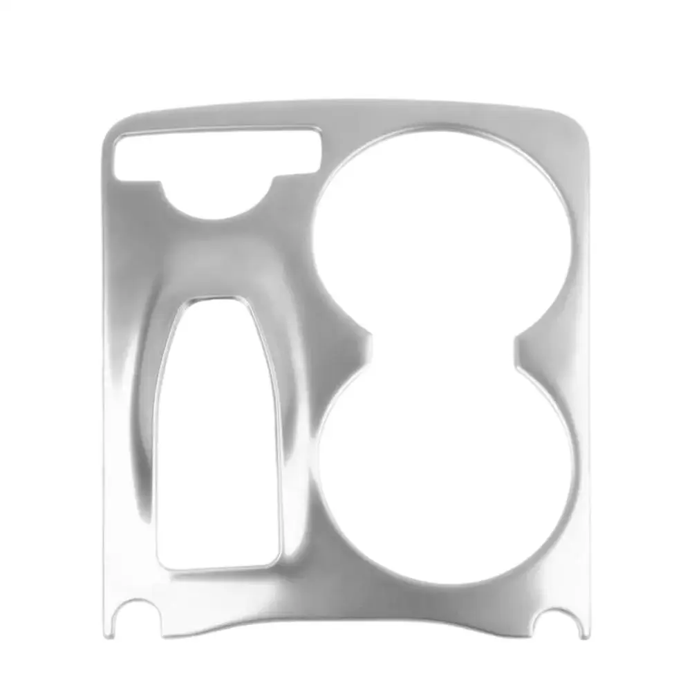 

Car Console Water Cup Frame Cover Trim for Mercedes For Benz GLK X204 2008 2015 Stainless Steel Center Front Console Replacement