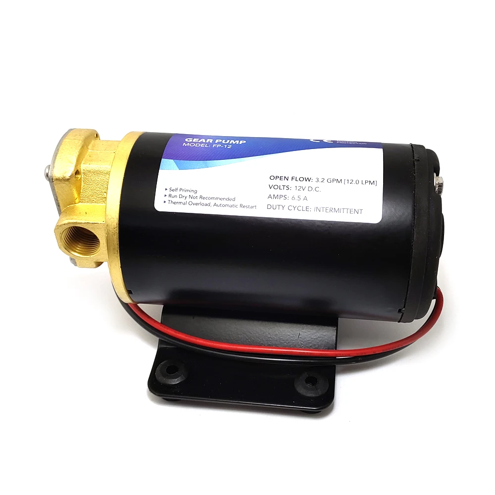 

12 В постоянного тока, шестеренный масляный топливный насос, самовсасывающий дизельный всасывающий насос, микро