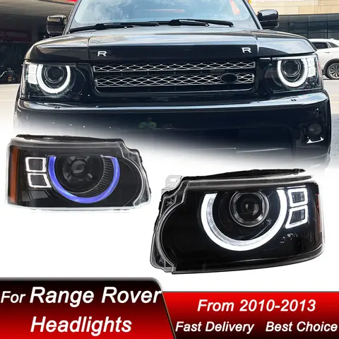 6 best sales range rover headlight - №2
