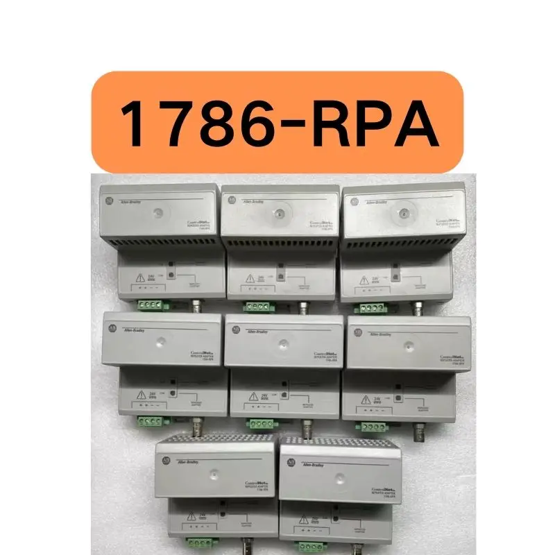 

The second-hand programmable controller module 1786-RPA tested OK and its function is intact