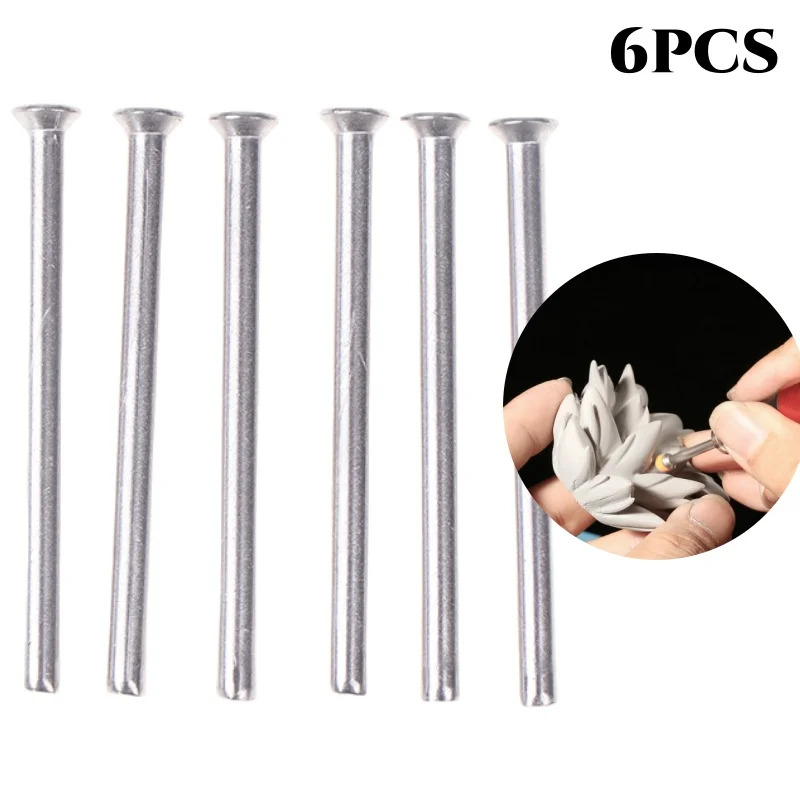 

6 PCS/SET Grinding Connecting Rods Round Back Adhesive Sponge Sandpaper Model Tools Grinding Water Outlet Polishing