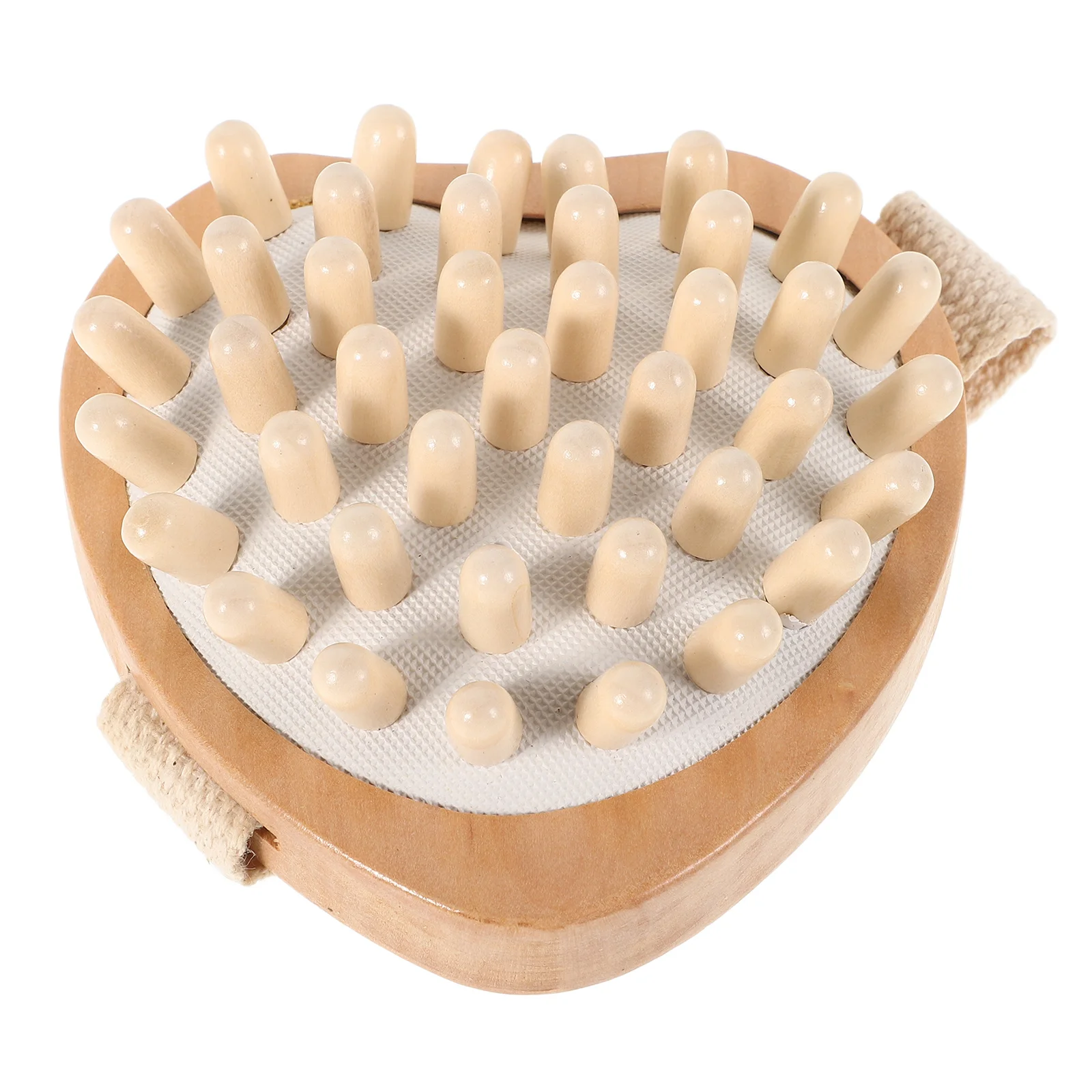 

Wooden Neck Tool Ergonomic Heart Shape Portable Head Shaping Massager For Home Office Travel Stress Relief Sleep Improvement