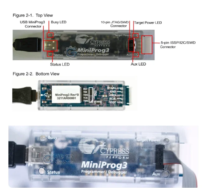 CY8CKIT-002 PSoC Programmer Debugger MiniProg3 Replacement Kit SWD JTAG ISSP USB-I2C