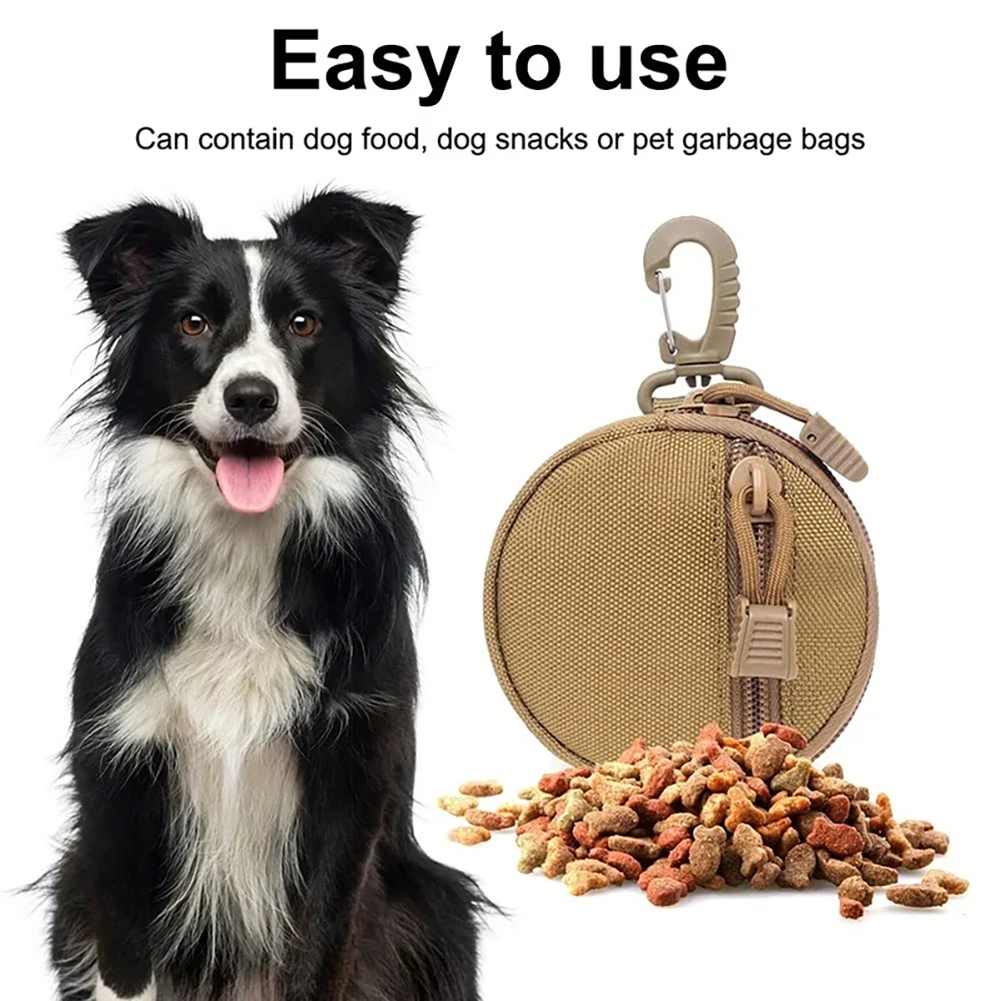 

Dog Treat Pouch Portable Dog Training Treat Pouch With Rotable Buckle Reusable Snack Container For Puppy Training Travel