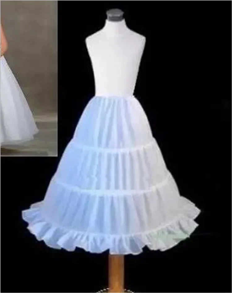 Petticoat Child Made Flower Girl Dress Puffy Underskirt Elastic Waist 2024