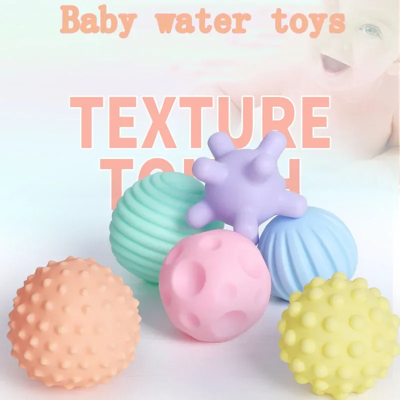 Baby Toys Hand Grip Balls Stroke Balls Tactile Sensory Baby Grip Soft Rubber Balls educational toys for children toddler toys