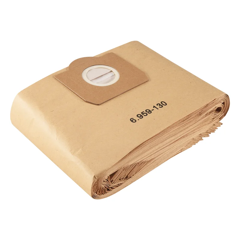 M04K 15 قطعة حقيبة مكنسة كهربائية ل Karcher 6.959-130.0 أكياس تصفية ل A2201 WD3 كيس ورقي أجزاء المكنسة الكهربائية الرطبة والجافة