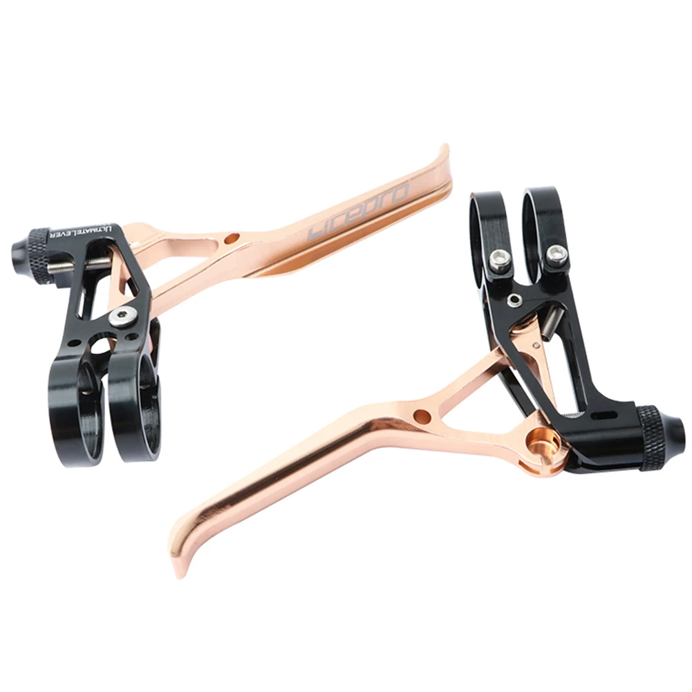 Ergonomic Design and Lightweight V Brake Lever Pair for Sram Shimano Brompton Extralite Suitable for MTB and Folding Bikes