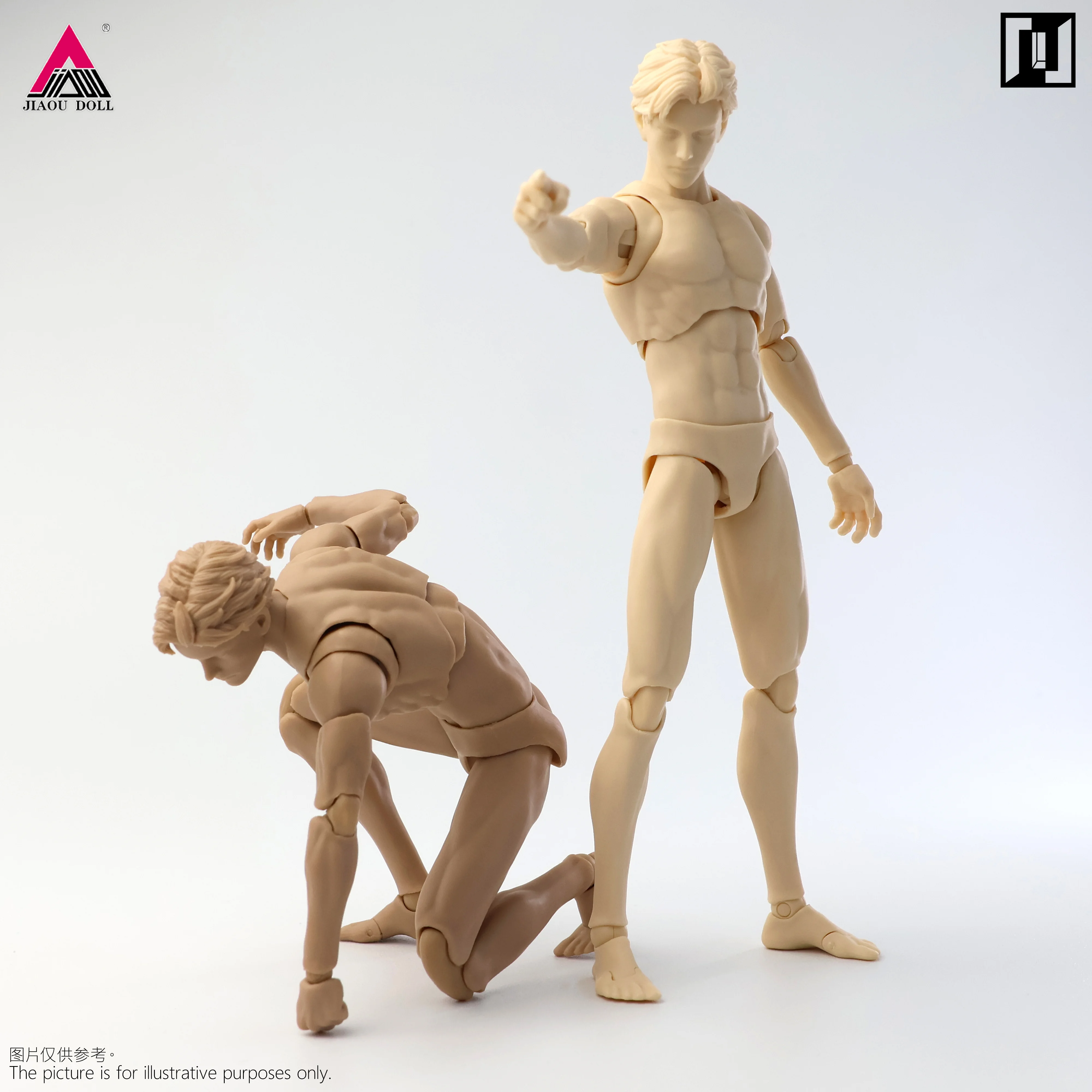 2026 Q1 Mirrfig MF001 1/12 Lean Male Articulated Joint Body Super Flexible 16.2cm White Yellow Action Figure Body Model Doll