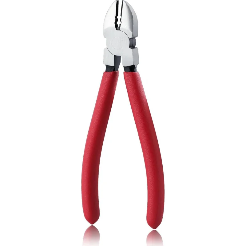 6 Inch Diagonal Cutting Pliers with Wire Stripping Holes Precision Side Cutter Cutters Compact Flora