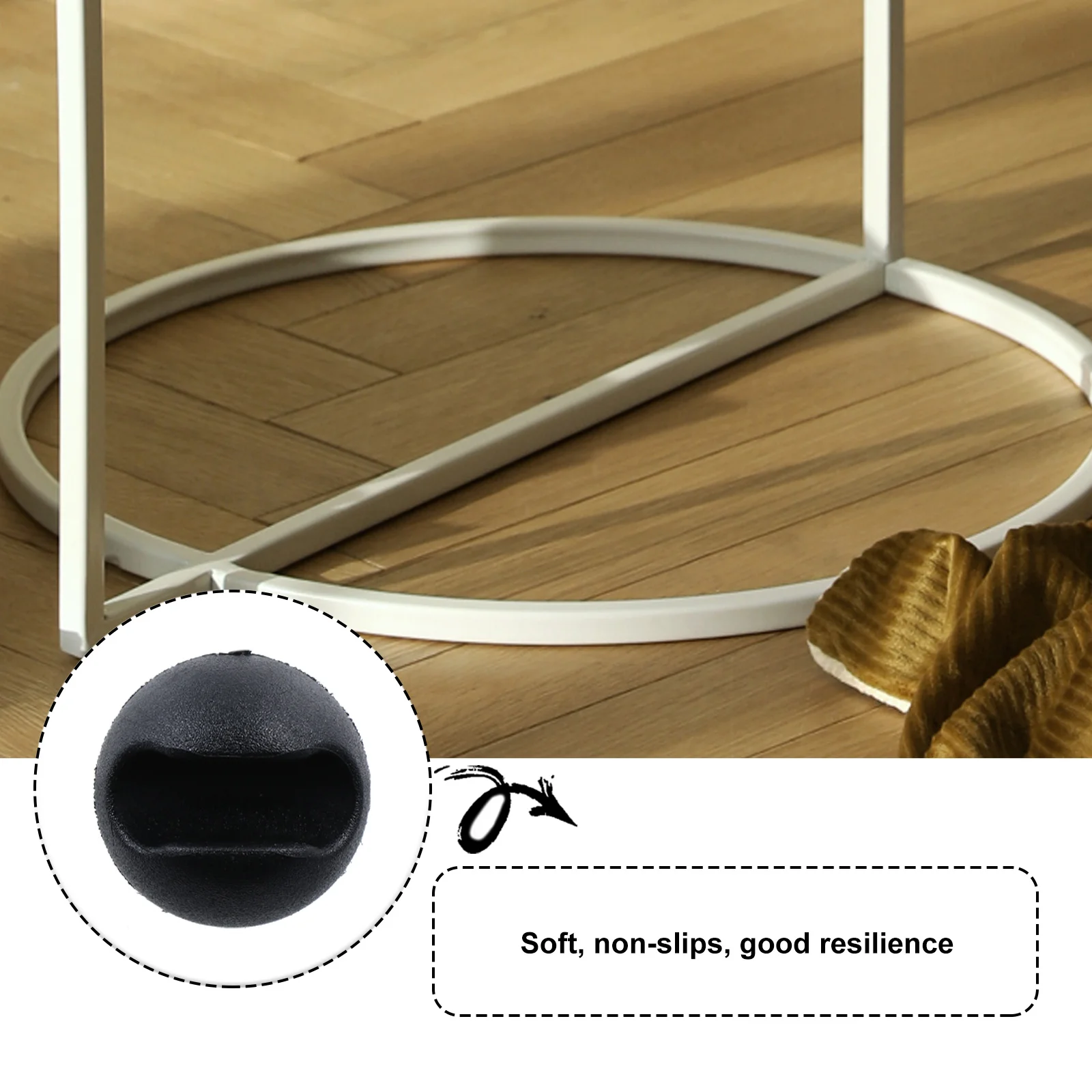 12 Pcs Chair Foot Cover Protector Chairs Area Rugs Desk Leg Protective Furniture Socks Black