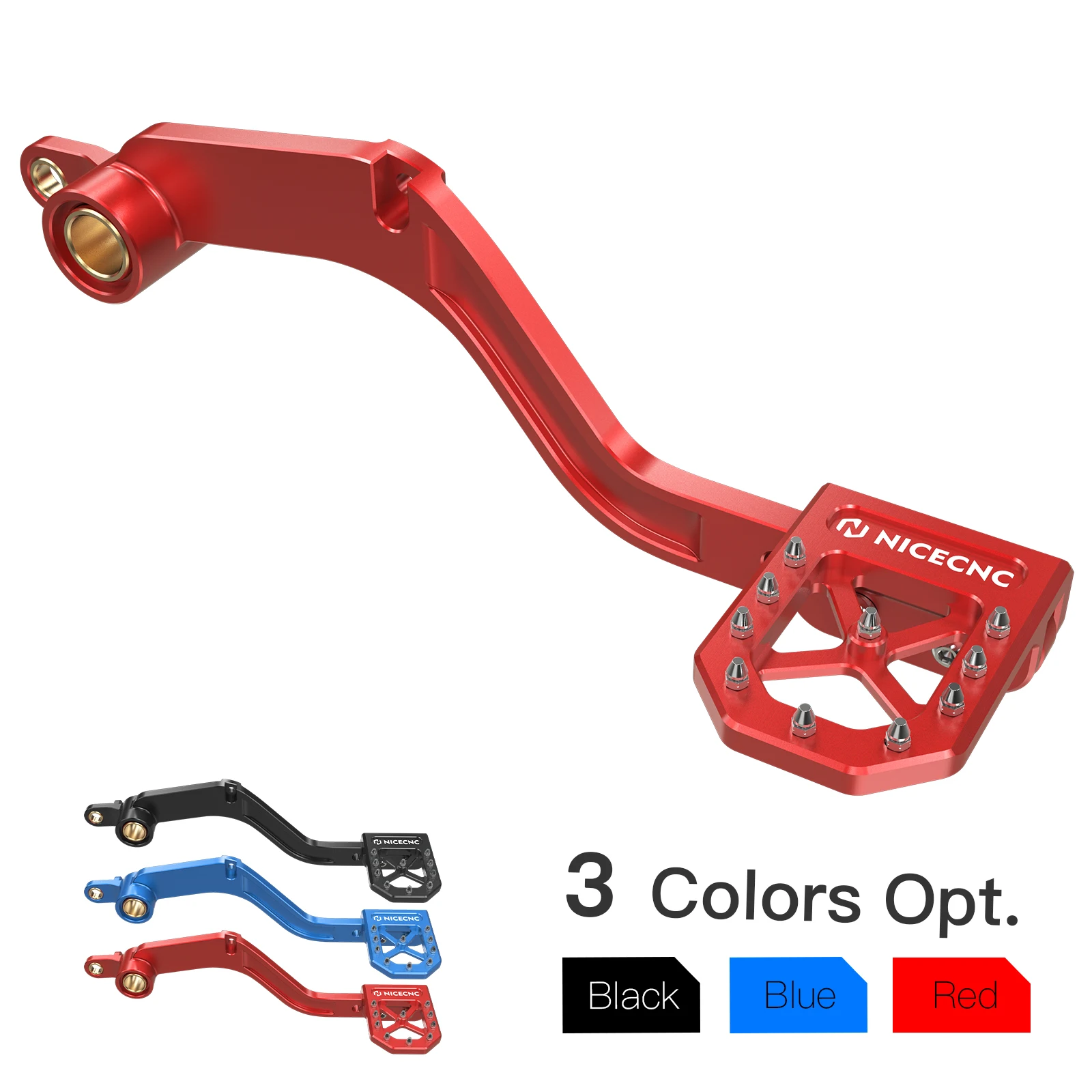 

NICECNC Aluminum Upgraded Brake Pedal Lever For Yamaha YFZ450R YFZ450RSE Special Edition 2009-2024 YFZ450X 2010-2011 YFZ450 2017