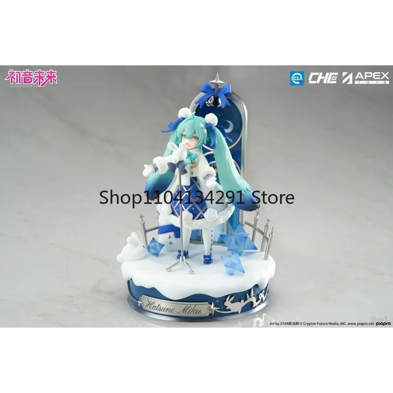 

Original APEX-TOYS Hatsune Miku STAR Shadow Mage Starry Snow Night MIKU Figure Toy Children's Gift