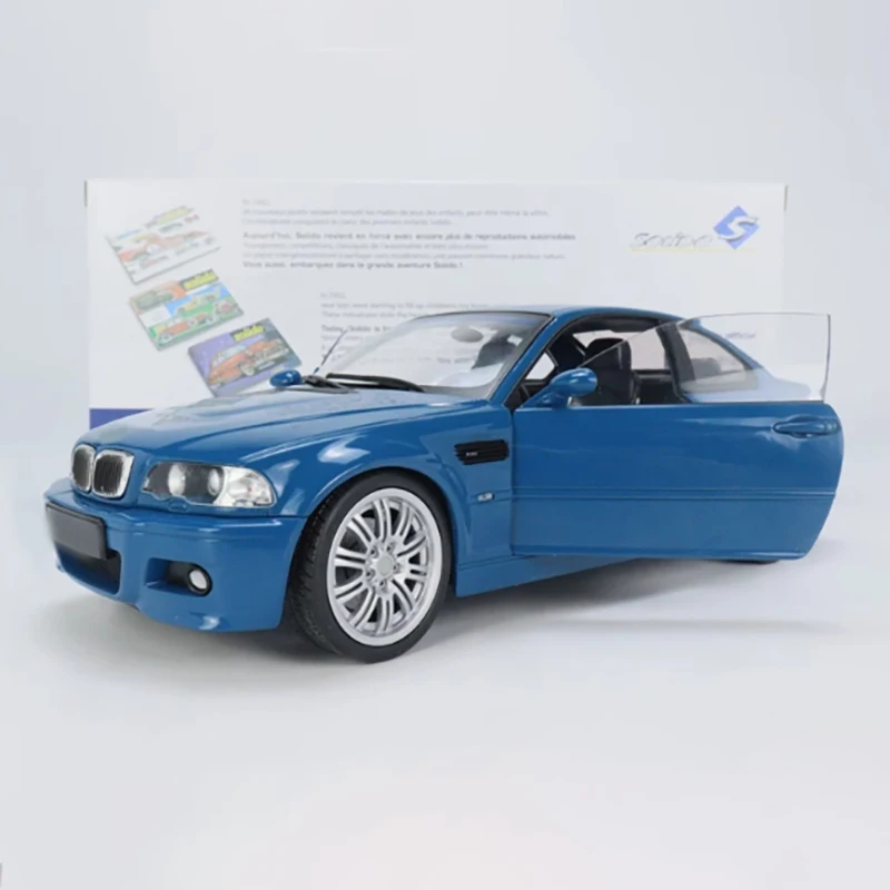 

Diecast 1:18 Scale E46 M3 LAGUNA Simulation Alloy Car Model Static Display Collectible Toy Gift Souvenir Decoration