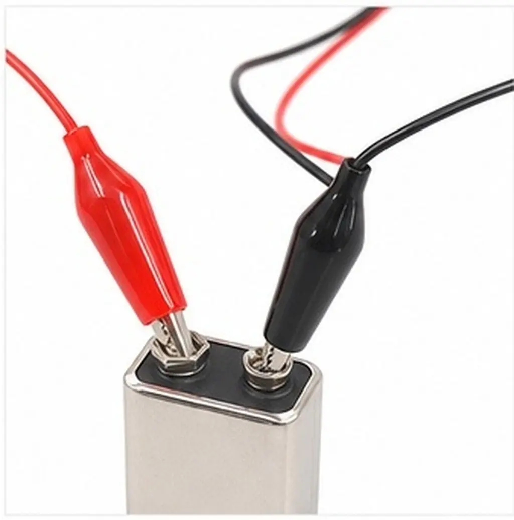 60Pcs Alligator Clip Metal Electrical Clamp 28Mm Red Black Thick Insulated Sleeve Car Auto Battery Testing Probe Meter Clamp