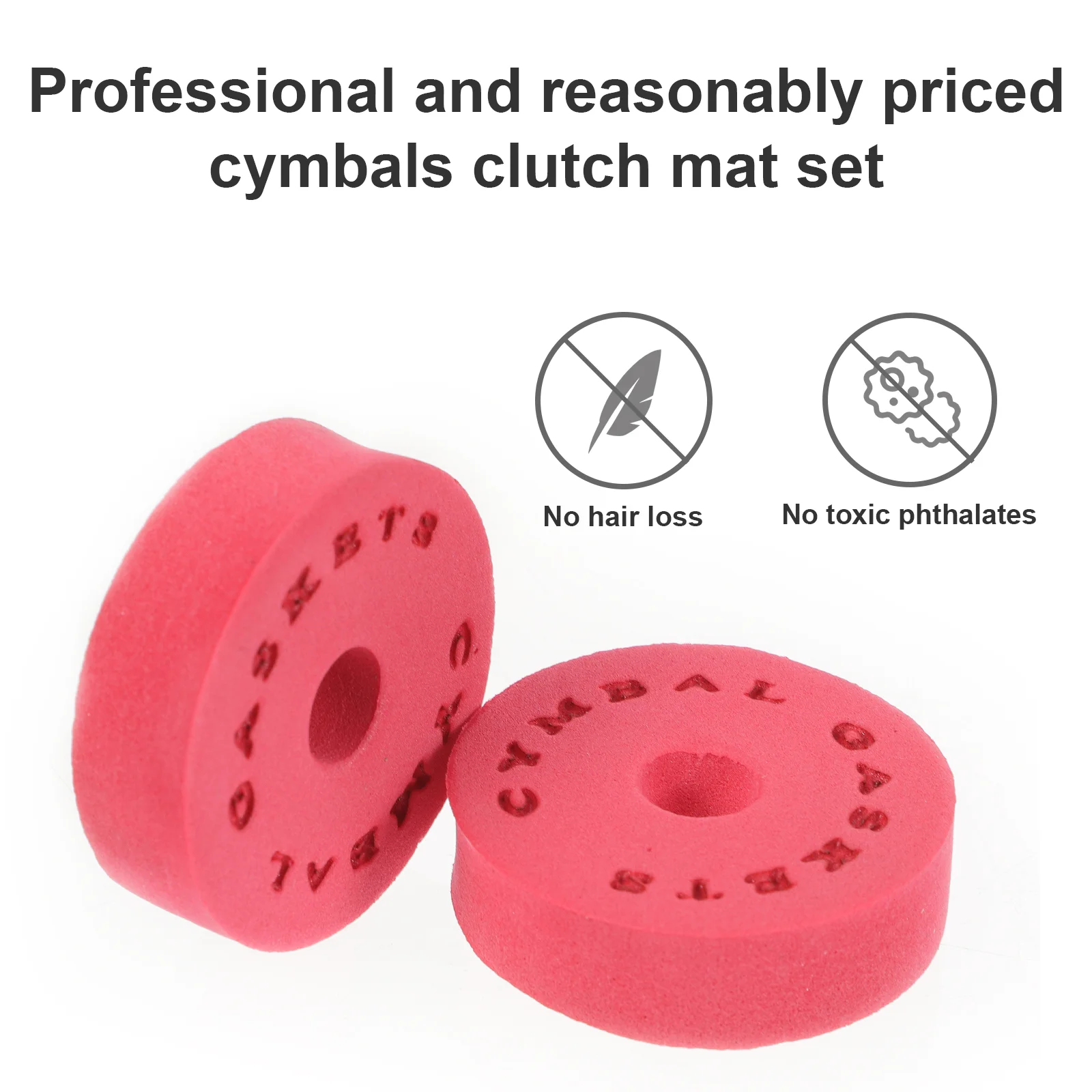 Drum Pads Clutch Gasket Drum Kit Pad Set Disc Cymbal Felt Washer Drum Cymbal Felts Eva Cotton Drum Cymbal Clutch EVA Pads