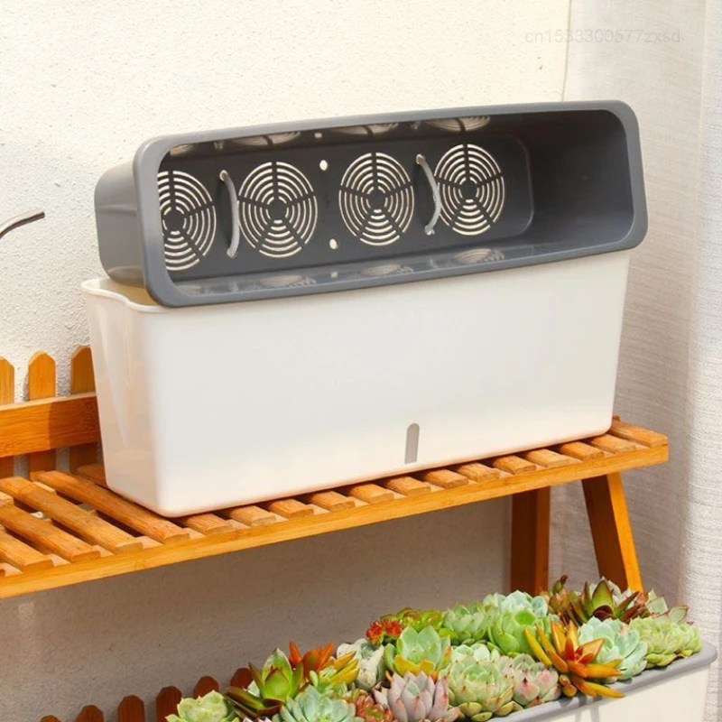 Self-Watering Planter Pots with Handy Water Level Indicator Lazy Double Layer Flower Pot Gift for Friends Families Neighbors