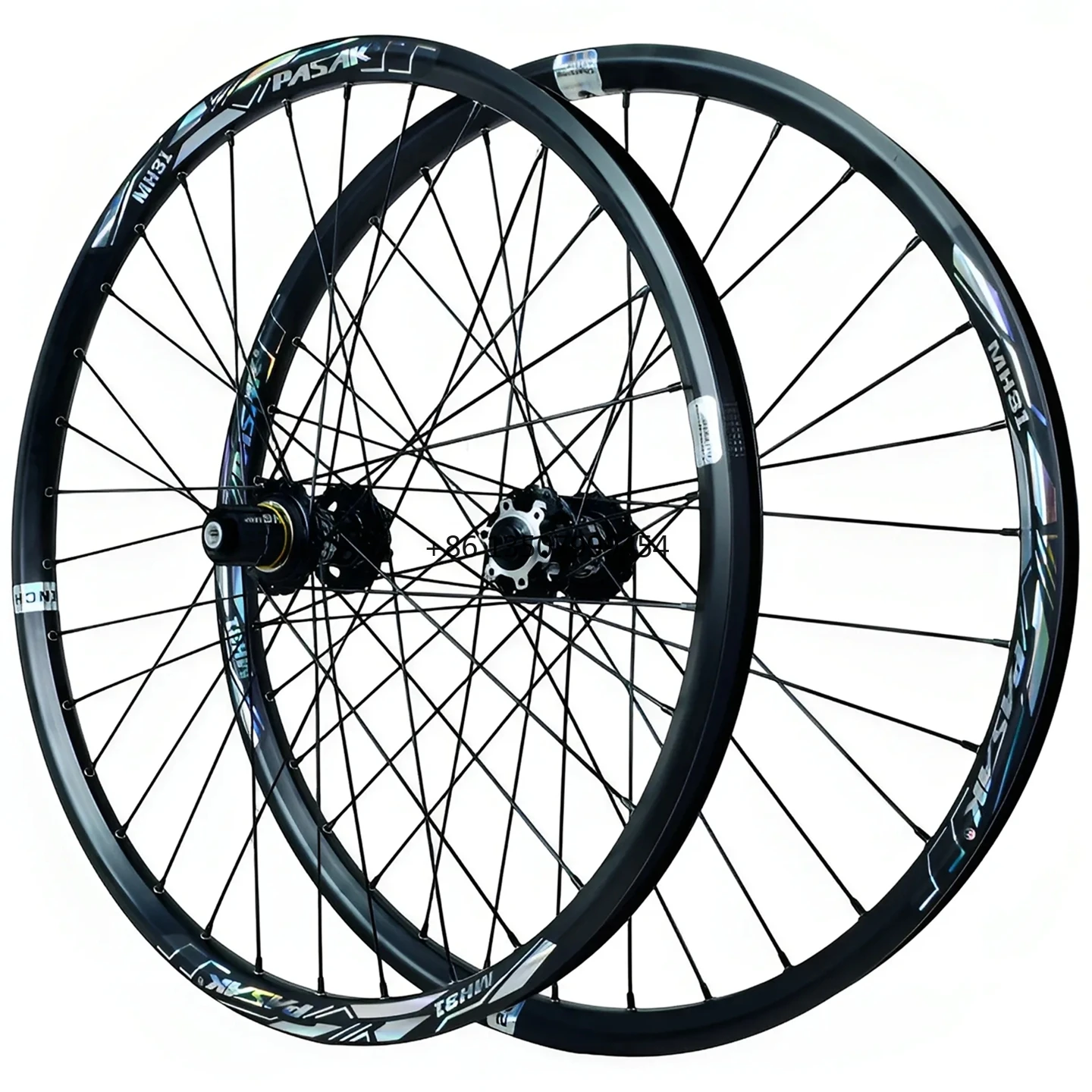 

PASAK Aluminum Mountain Bike Wheel Soil Slope Fishtail 26/27.5/29 Inch Pair Lock Quick Release Disc Brake Clincher Tire HGMS XD