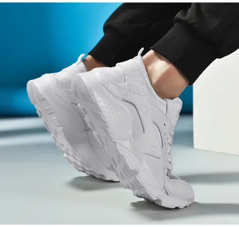 Sommerliche Herrenschuhe mit atmungsaktiver Mesh-Oberfläche, leichtem, weichem Boden, lässige, trendige Laufschuhe, Sportschuhe für Herren aus China. – Detail 10