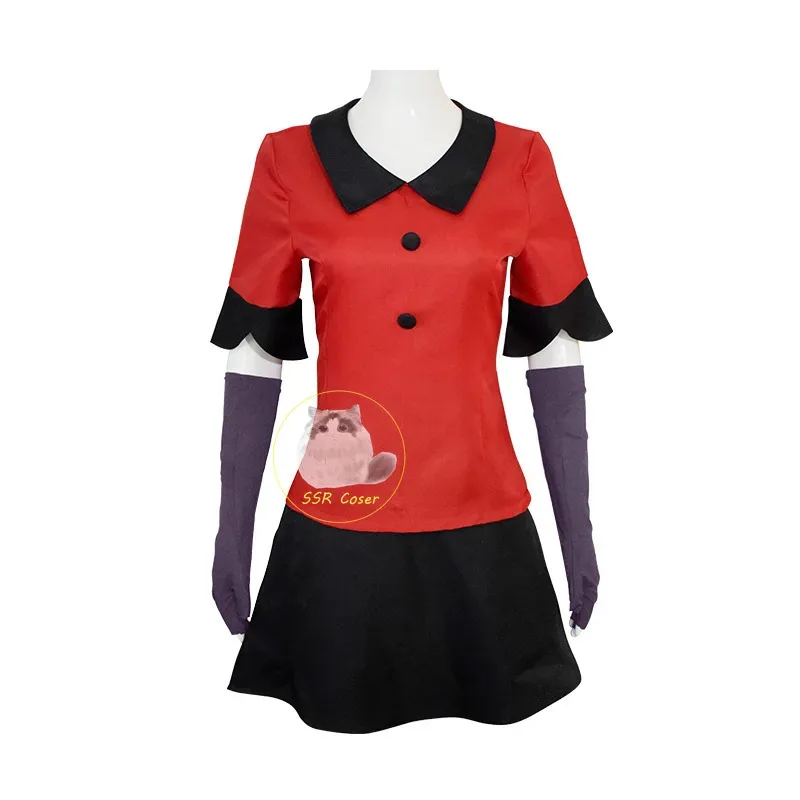 

2025 yiyi Hot Anime Hazbin Cosplay Costume Vaggie Uniform Adult Men Women Party Devil Radio Demon Carnival Halloween Full