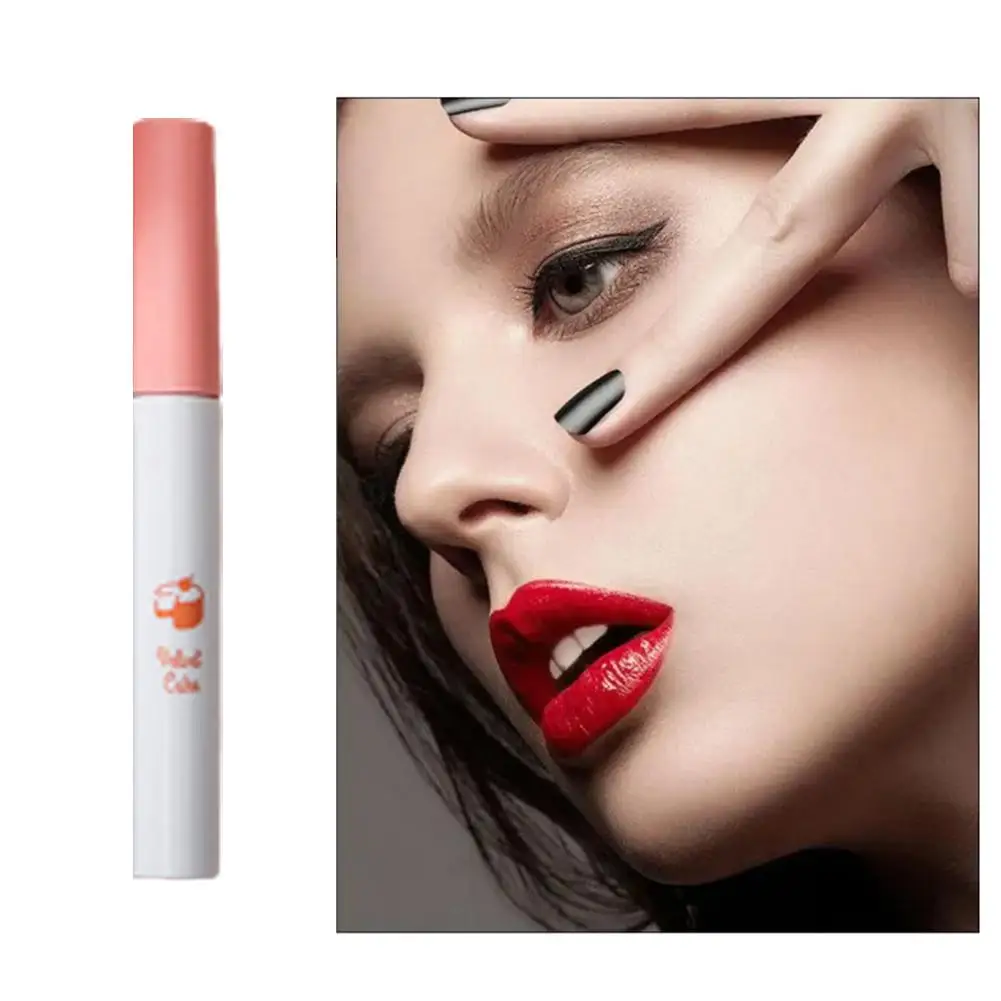 Nuevo lápiz labial cigarrillos brillante 10 colores caja de tinte de labios juego de lápiz labial de larga duración 24 horas juego de lápiz labial impermeable