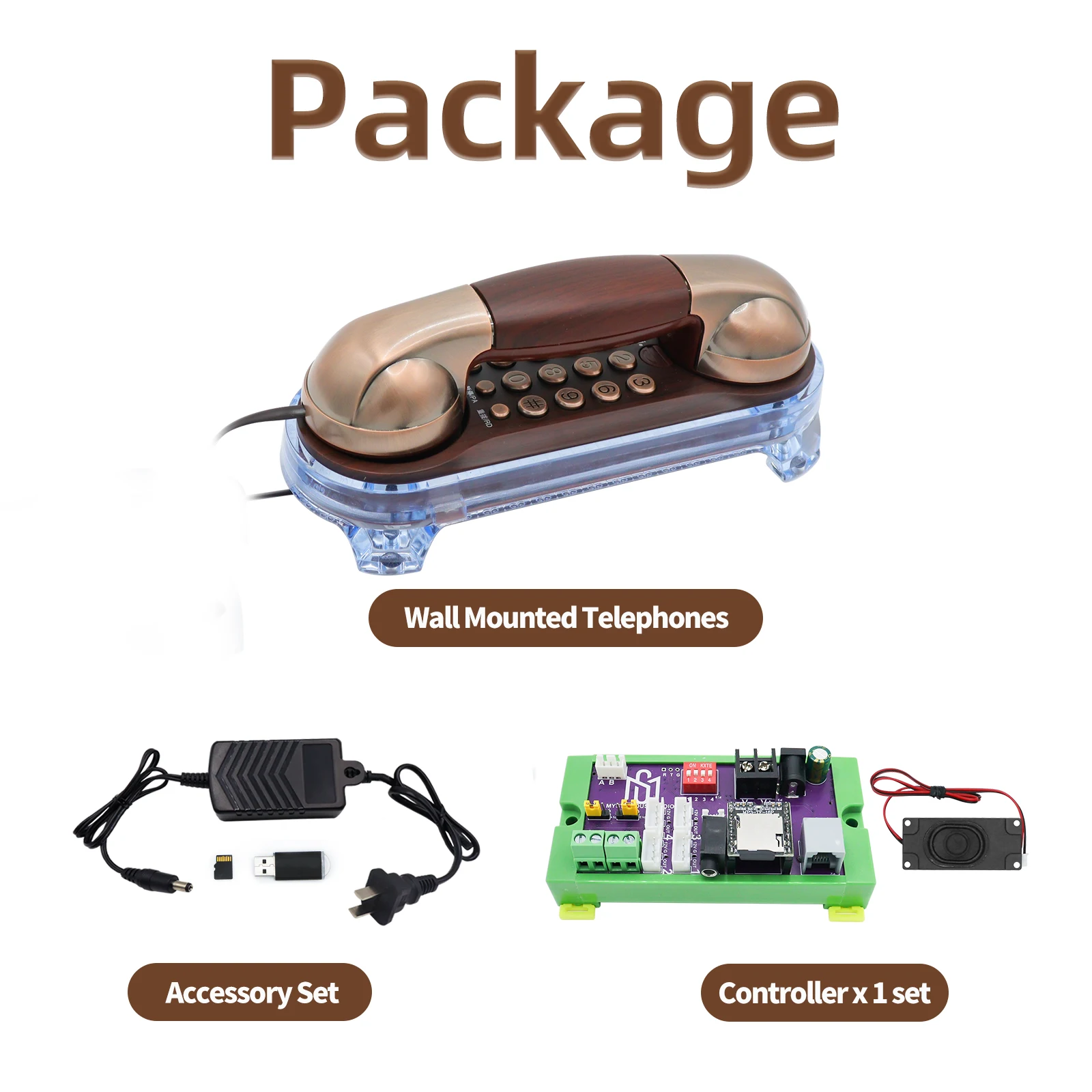 Escape room game mechanism props electronic puzzle superb 1987 GY mystery studio phone props