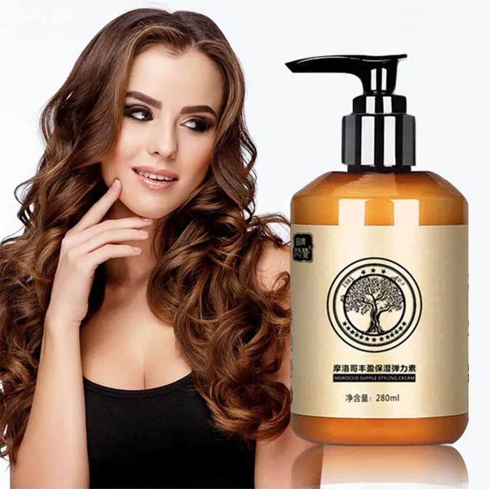 Rizador hidratante, crema permanente para el cuidado del cabello, estilismo esponjoso, productos para el cabello rizado, espray para rizos