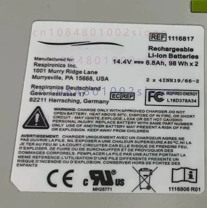 Suitable for 1116817 battery 14.4v-6.8ah 98w 1116817 battery